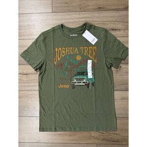Goodfellow & Co and‎ Jeep Green T-Shirt Tree Cotton Blend Tee men’s NWT M Medium
